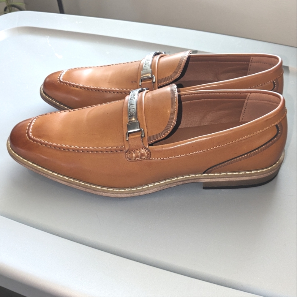 Nine West Men's Keato Loafer Dress Shoes Brown Size 10.5 US NEW